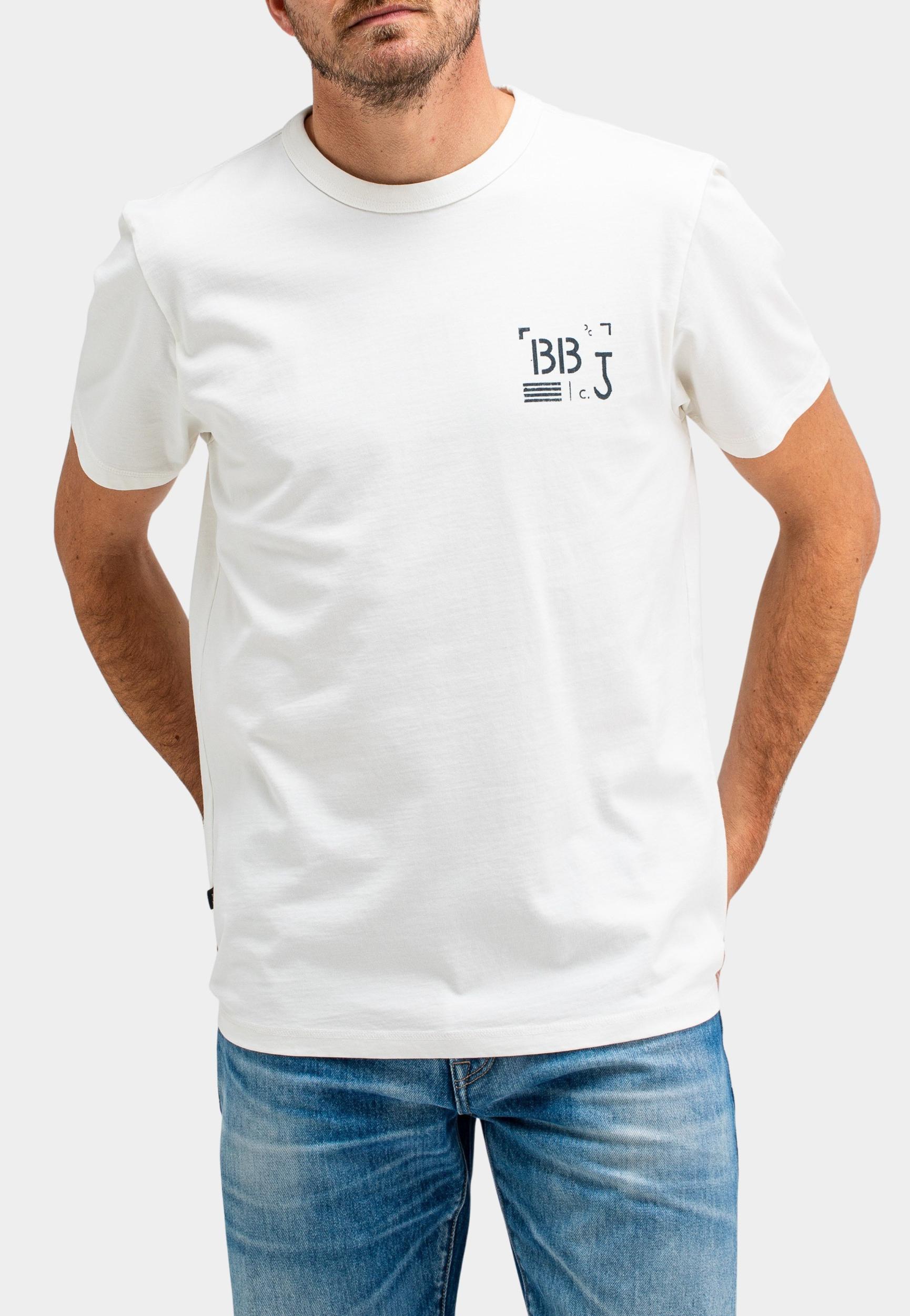 Butcher of Blue T-shirt korte mouw Wit Army Stencil Tee M2512004/112