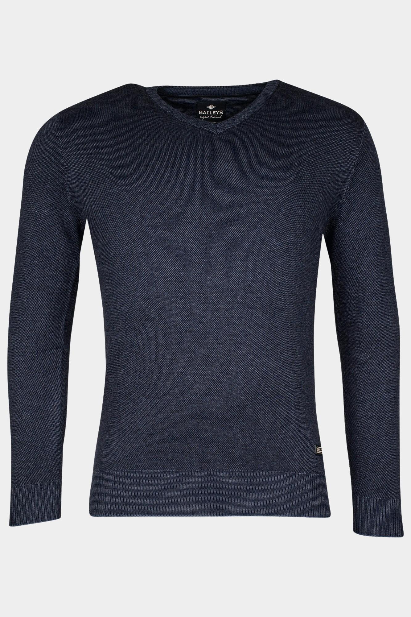 Baileys Pullover Blauw V-Neck 428109/675