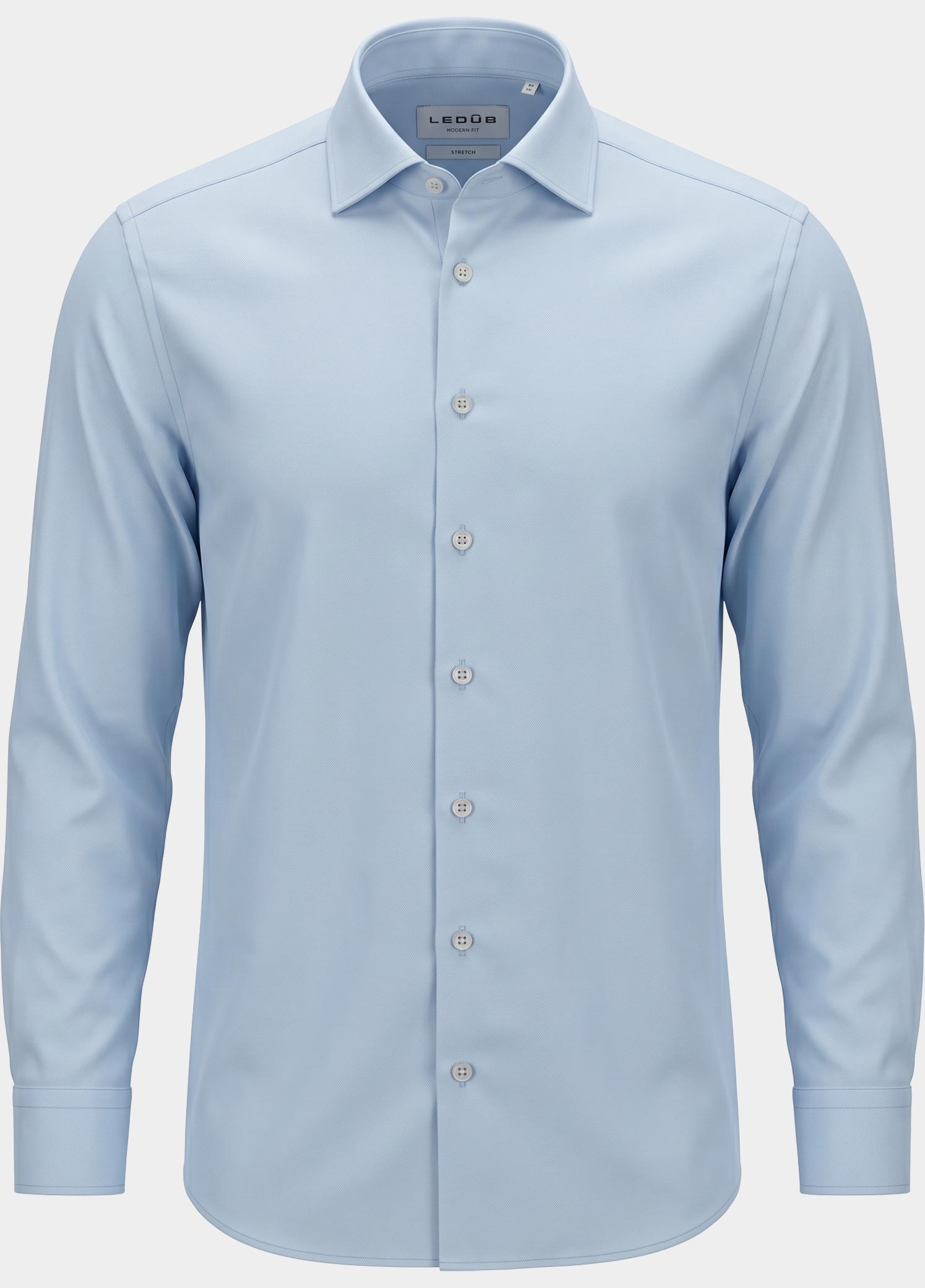 Ledub Business hemd lange mouw Blauw LE24304 MFN5 0323516/120-000-000