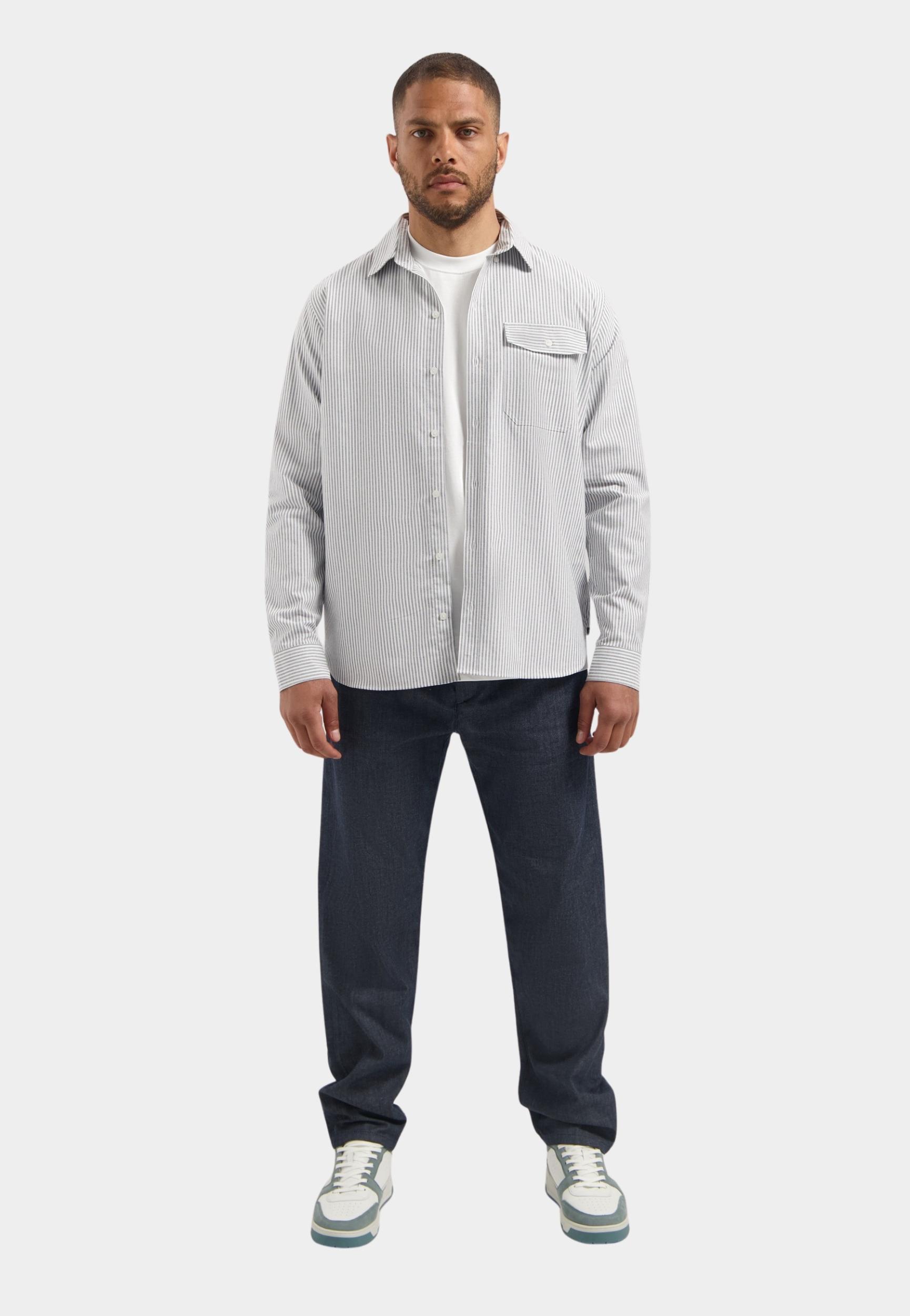 Dstrezzed Casual hemd lange mouw Wit DS_Evian Shirt 303970/116