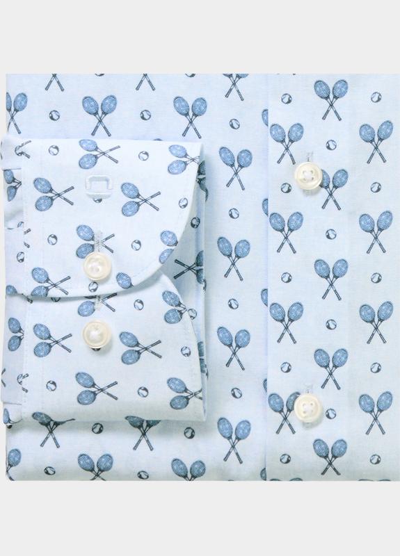 Olymp Zakelijk overhemd heren Blauw Luxor 129814/11