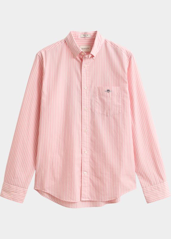 Gant Overhemd heren Roze Klassiek poplin overoverhemd 3000130/666
