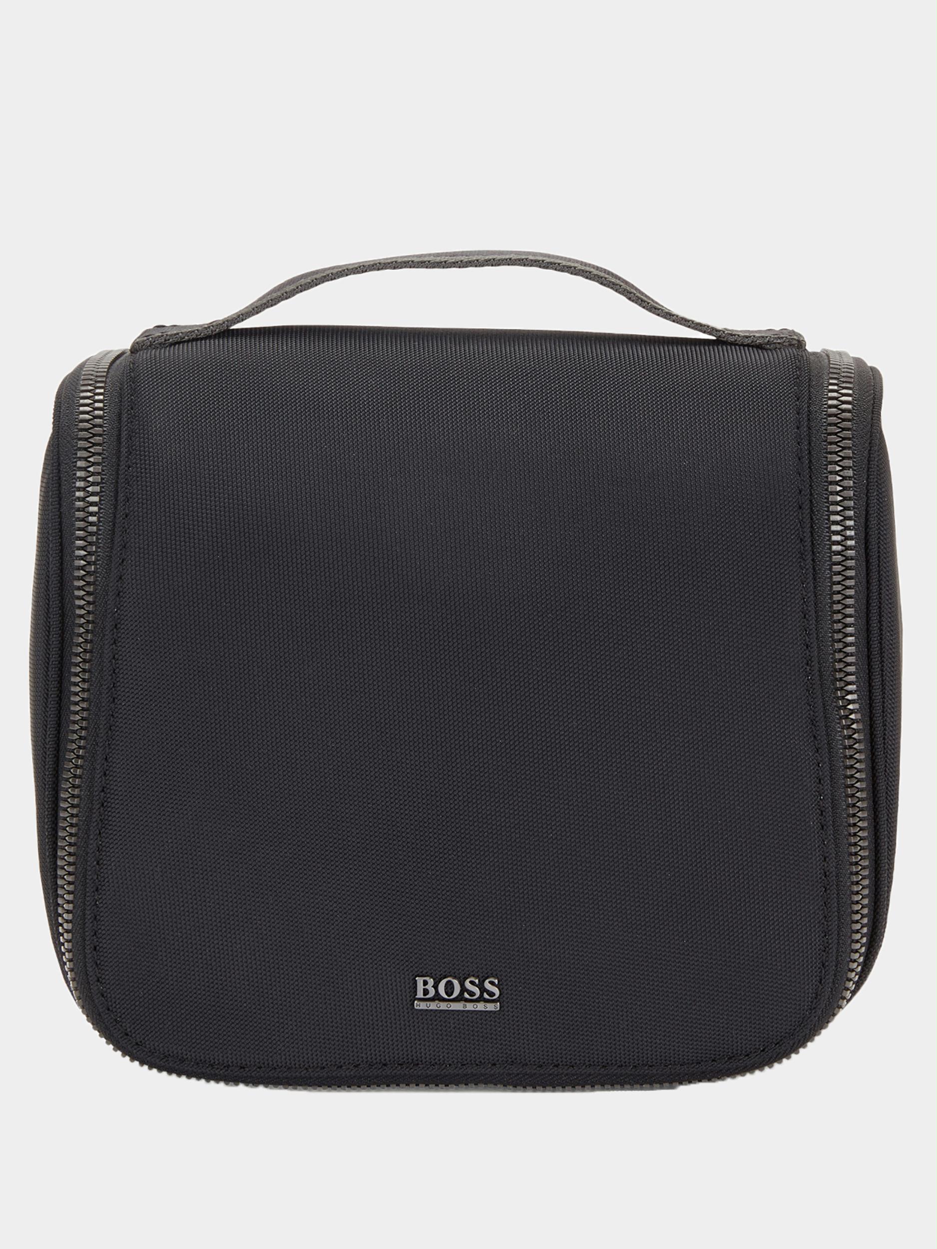 BOSS Black Tas Zwart First Class_Washbag 10230704 50443284/001
