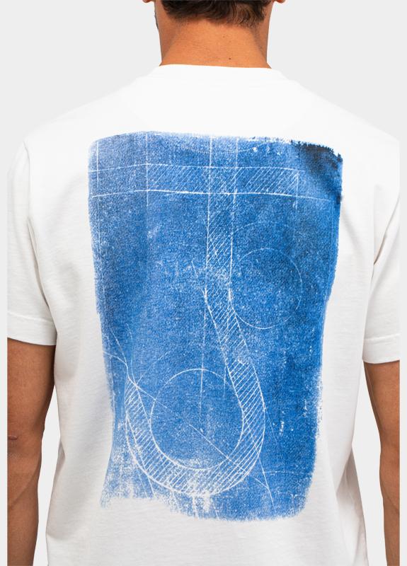 Butcher of Blue T-shirt korte mouw Wit Army Cyan M2613036/112