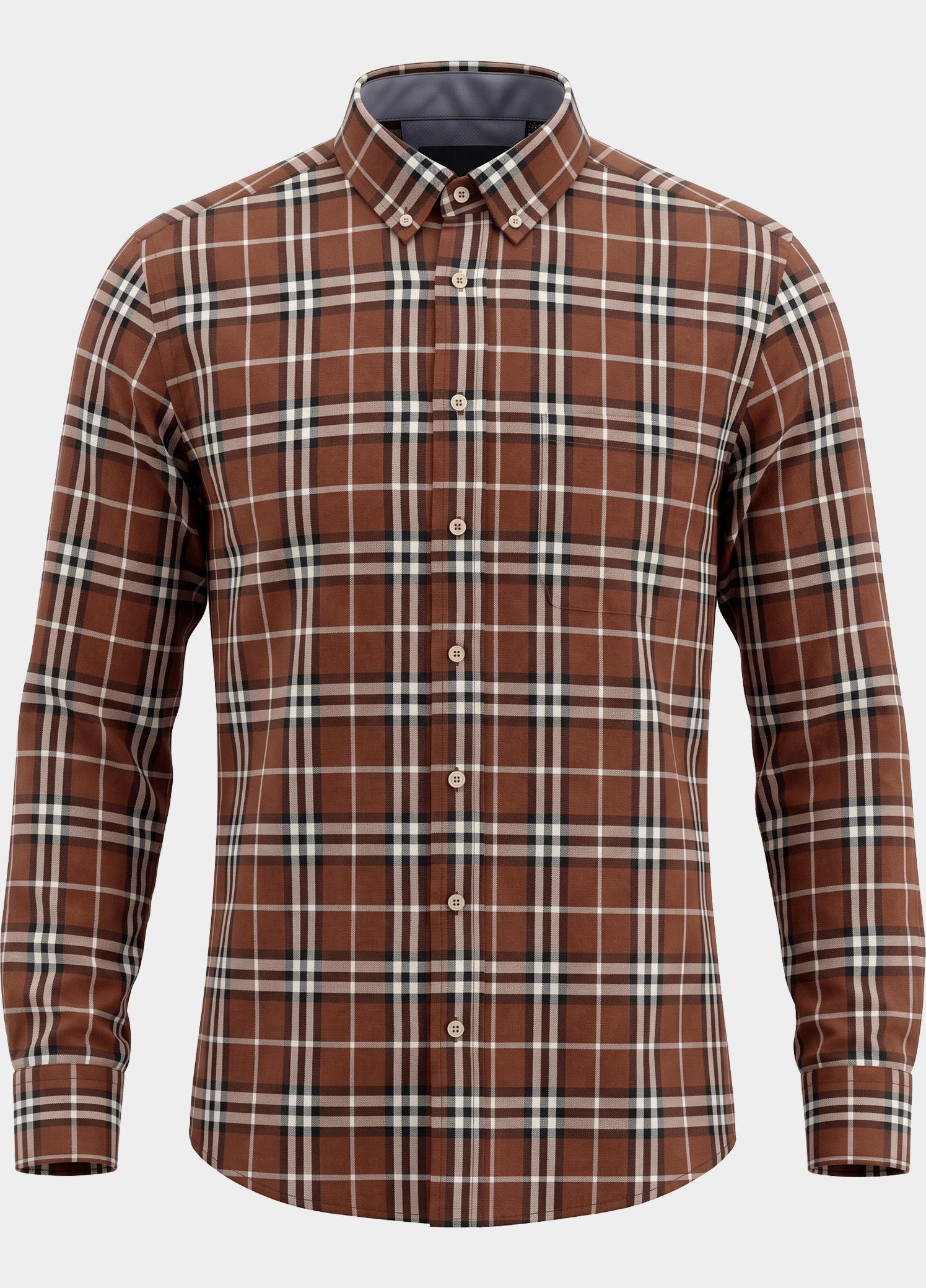 R.B. Boston Overhemd heren Rood Franklin 627670/85