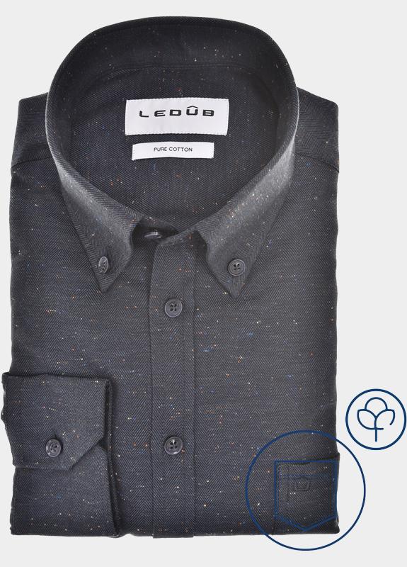 Ledub Business hemd lange mouw Blauw  0143196/190-000-000