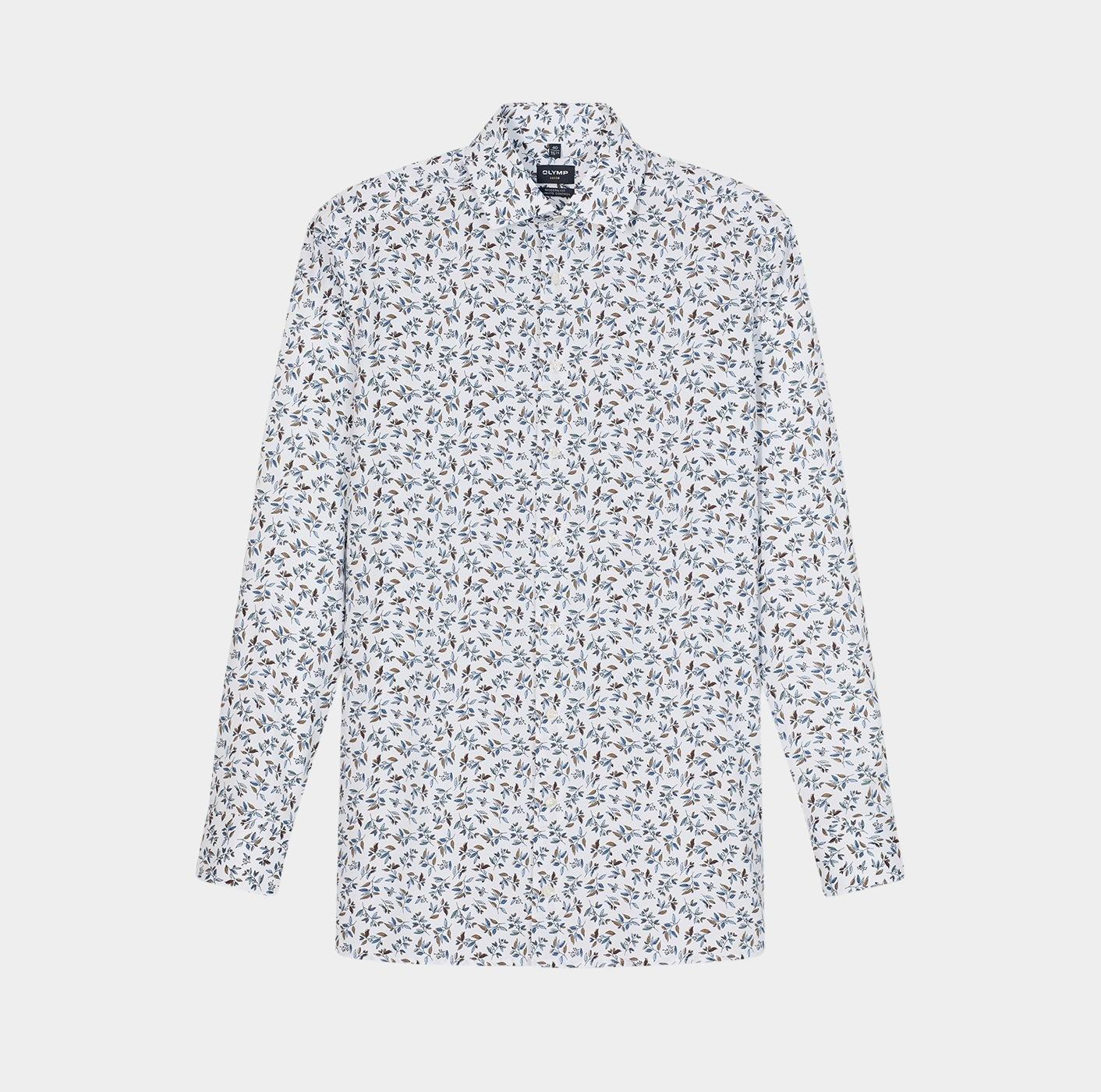 Olymp Business hemd lange mouw Wit 130284-Hemden 130284/00