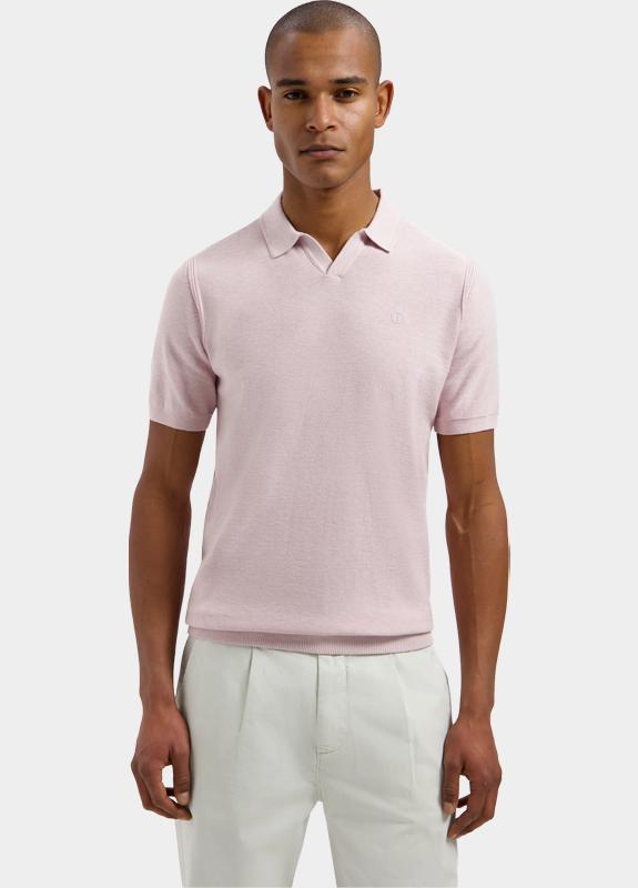 Dstrezzed Polo heren Roze Mercury Short Sleeve Polo 420026/462