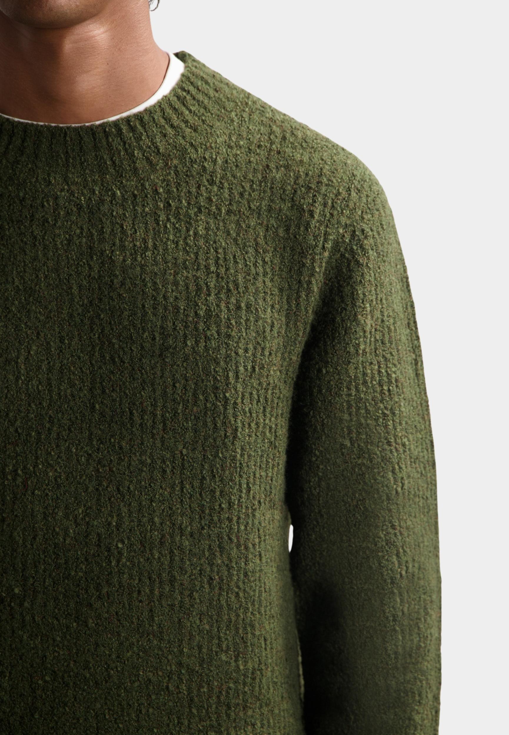 Dstrezzed Pullover Groen DS_Quint Mock Neck 405906/544