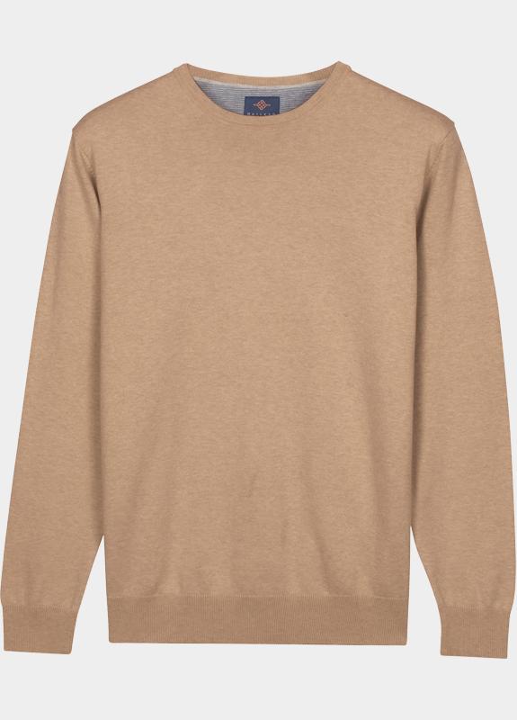 Baileys Pullover heren Bruin Crew Neck Pullover  with low 618200/835