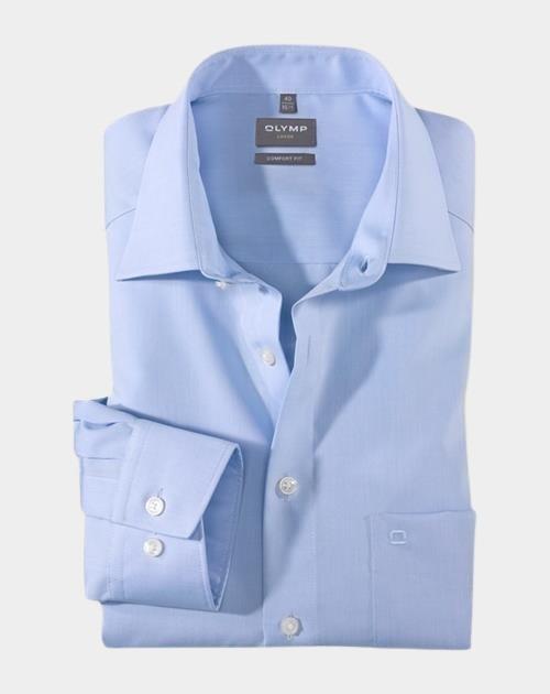 Olymp Business hemd lange mouw Blauw Luxor 513164/11