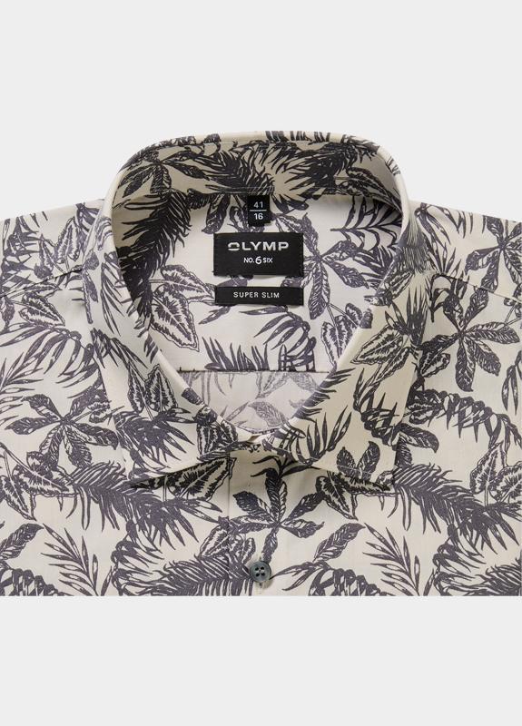 Olymp Overhemd extra lange mouw Beige No. Six 251819/22