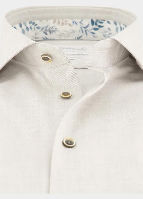 Michaelis Business hemd lange mouw Beige  PMVH10001/C