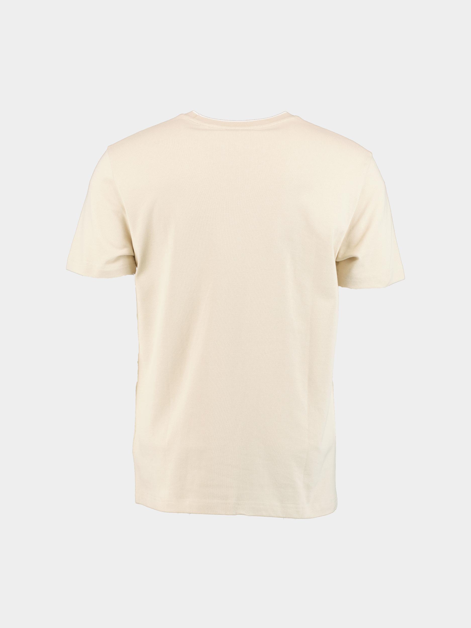 Gant T-shirt korte mouw Beige Pique SS T-shirt 2033019/239