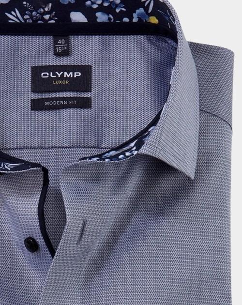 Olymp Overhemd extra lange mouw Blauw Luxor 120679/18