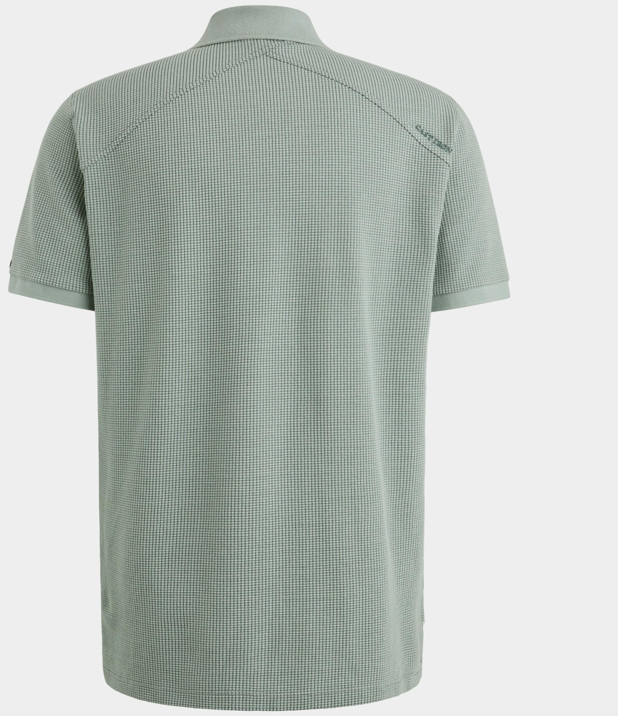 Cast Iron Polo korte mouw Groen Short sleeve r-neck two tone CPSS2504889/5225