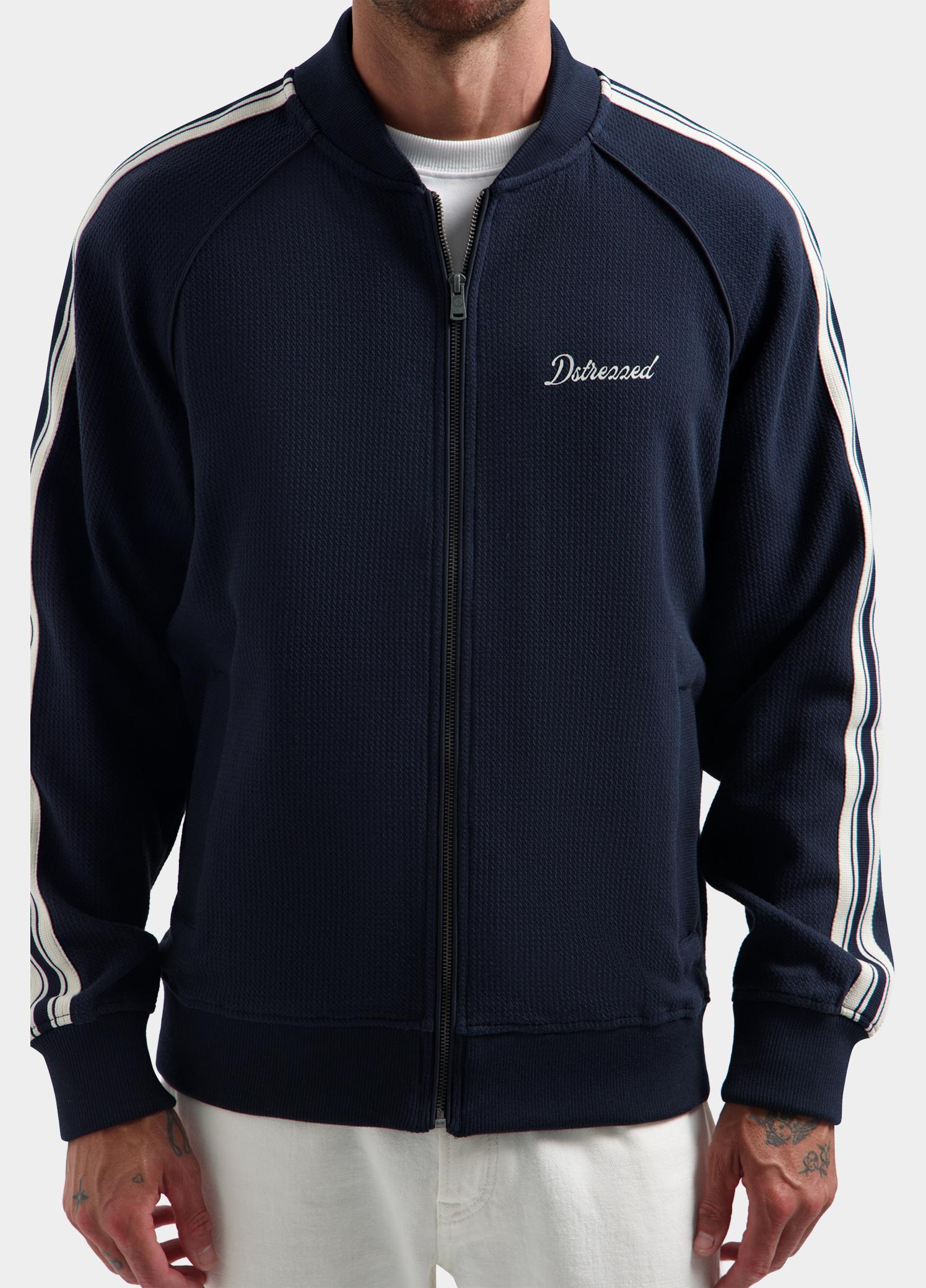 Dstrezzed sweatvest heren Blauw Kjel 211866/649
