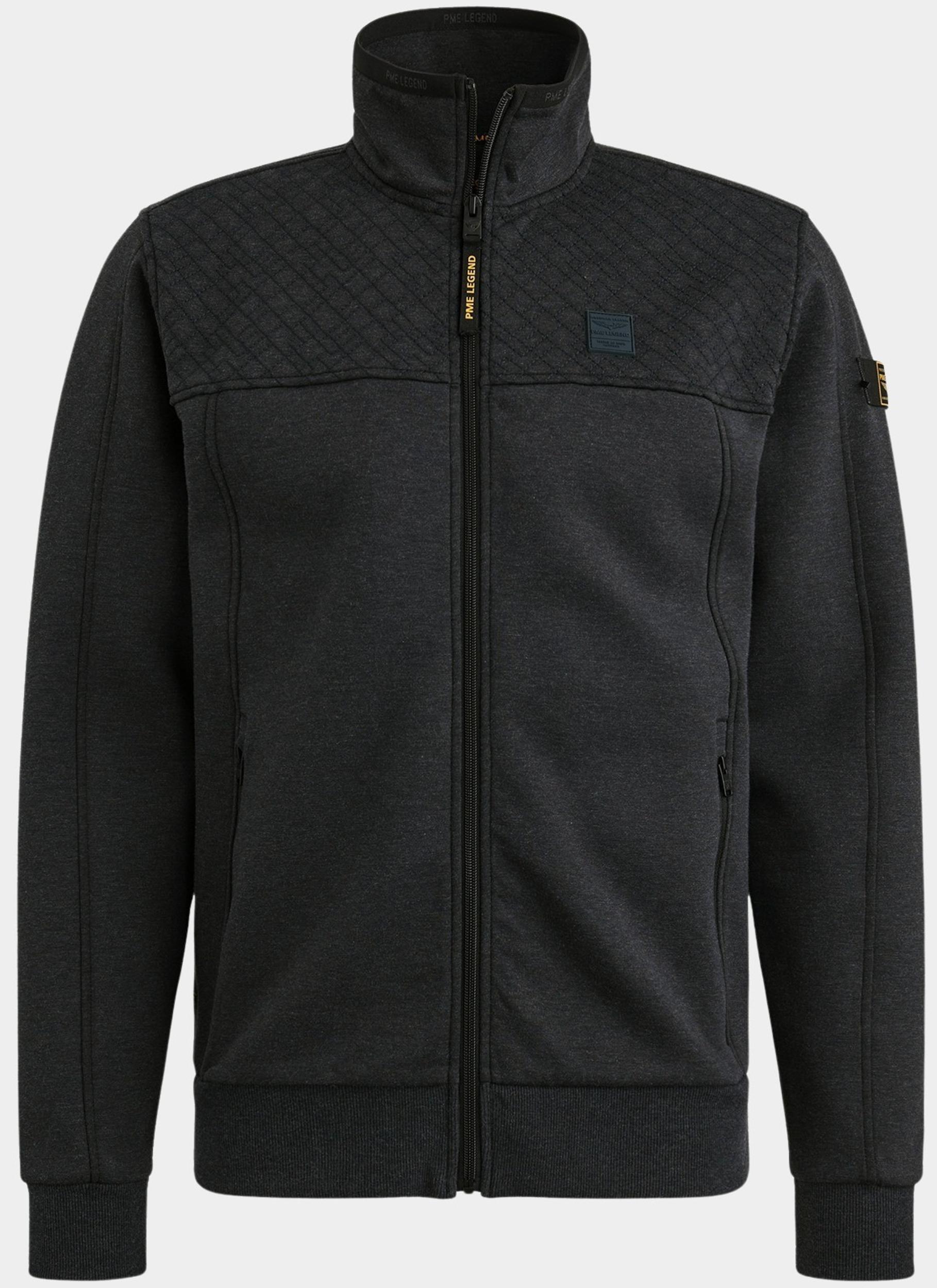 PME Legend Vest Grijs Zip jacket interlock PSW2508437/5281