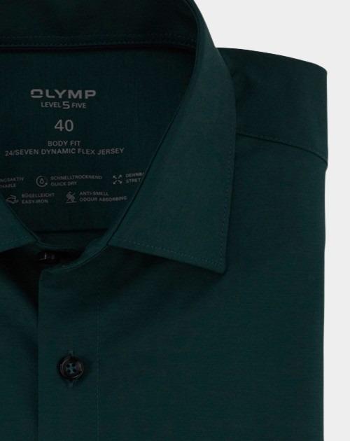 Olymp Business hemd lange mouw Groen 2008/64 Hemden 200864/49