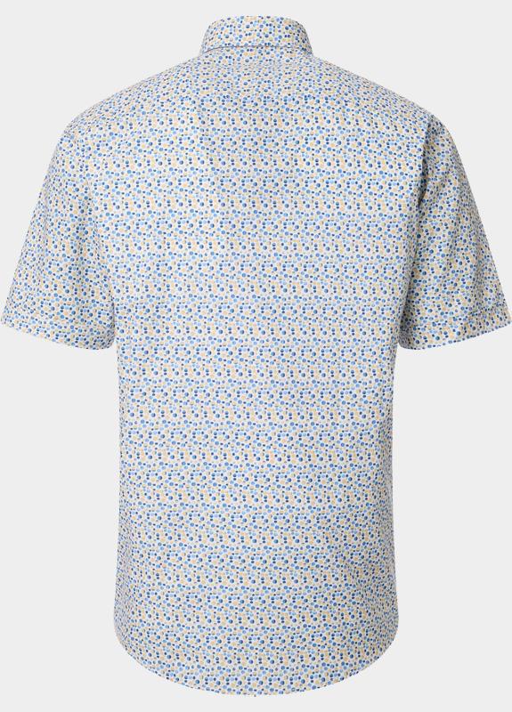 Casamoda Casual hemd korte mouw Geel B.D. Casual Fit 1/2Arm 126130301/500