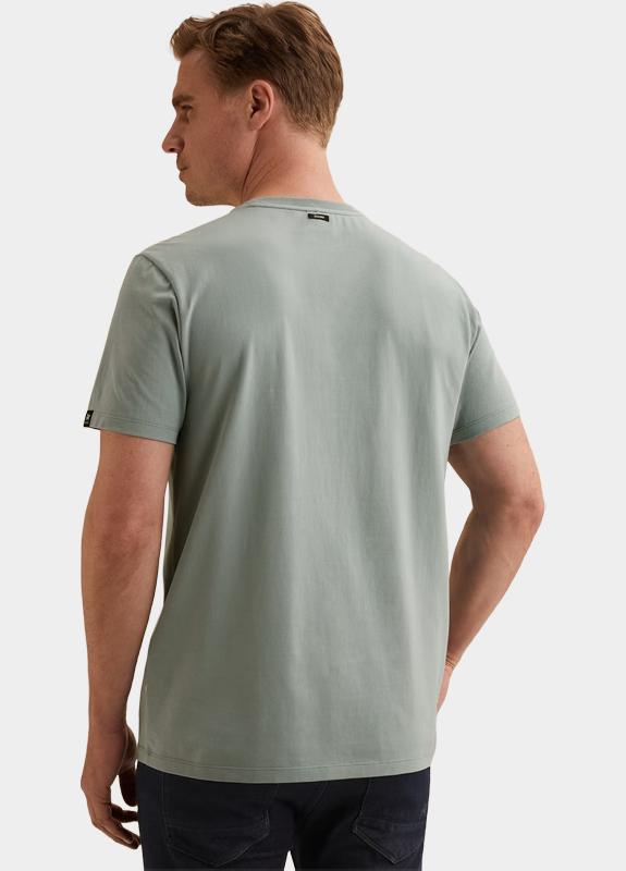 Vanguard T-shirt korte mouw Blauw Short sleeve r-neck cotton el VTSS2602502/5144