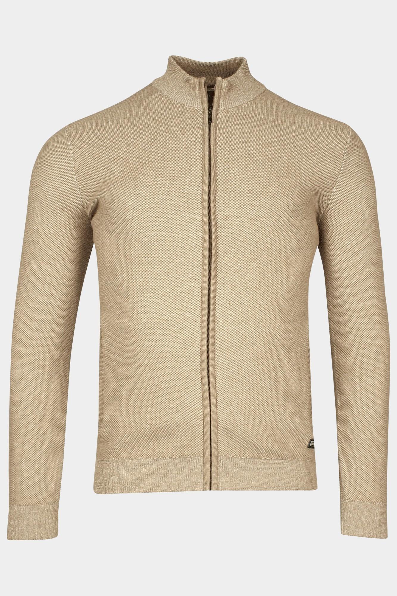 Baileys Vest Bruin Cardigan Zip  all over plated 512020/875