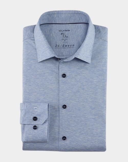 Olymp Business hemd lange mouw Blauw 2503/74 Hemden 250374/11