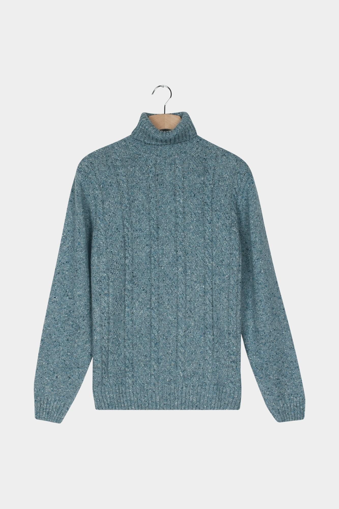 Baileys Coltrui Blauw High Neck Pullover  Front Bod 528551/627