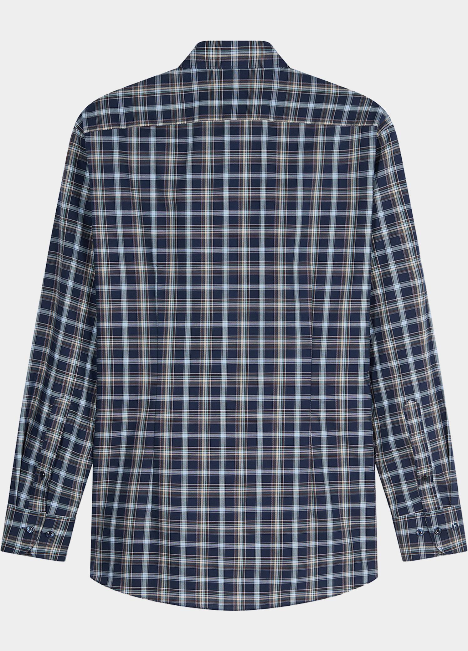 Olymp Zakelijk overhemd heren Blauw Luxor mf D.2156 o.T. 138824/18