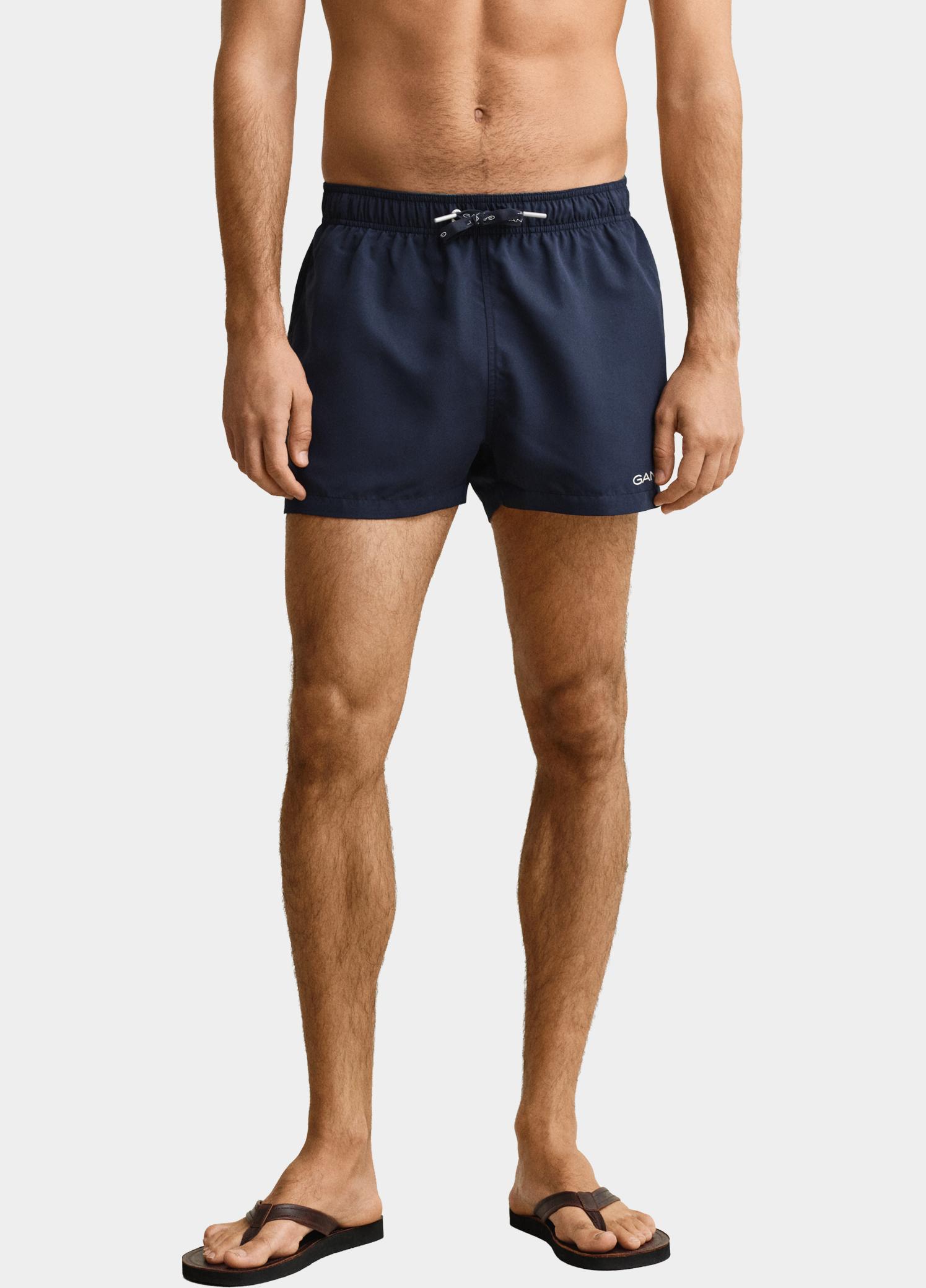 Gant Zwembroek Blauw Sneldrogende zwemshort met lo 920006500/410