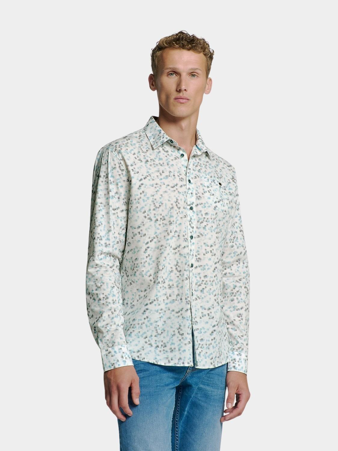 No Excess Casual hemd lange mouw Blauw  27430111/151