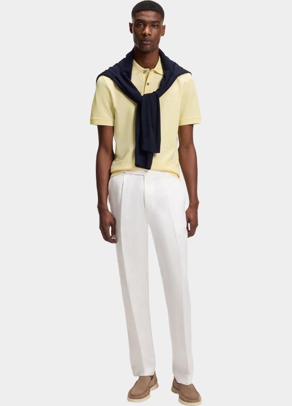 BOSS Black Polo korte mouw Geel Pallas 10278258 01 50553564/749