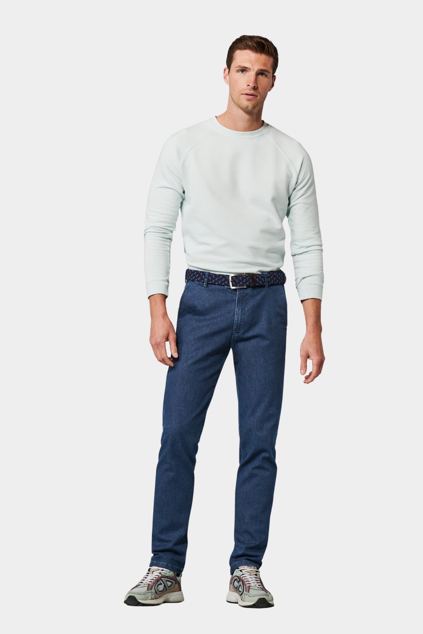 Meyer Flatfront Jeans Blauw OSLO Art.1-4122 2231412200/18