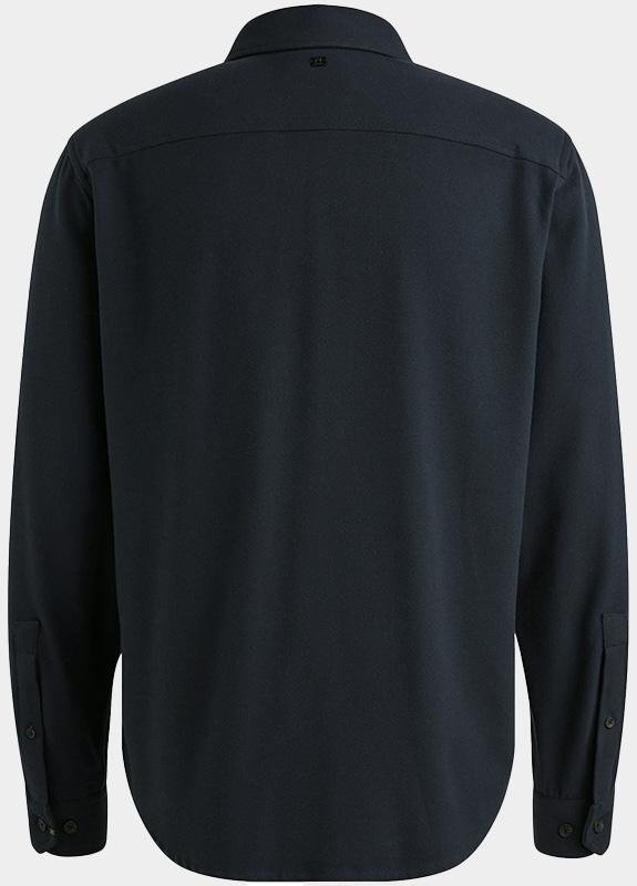 Vanguard Casual hemd lange mouw Blauw Long Sleeve Shirt Brushed Mel VSI2509227/5073