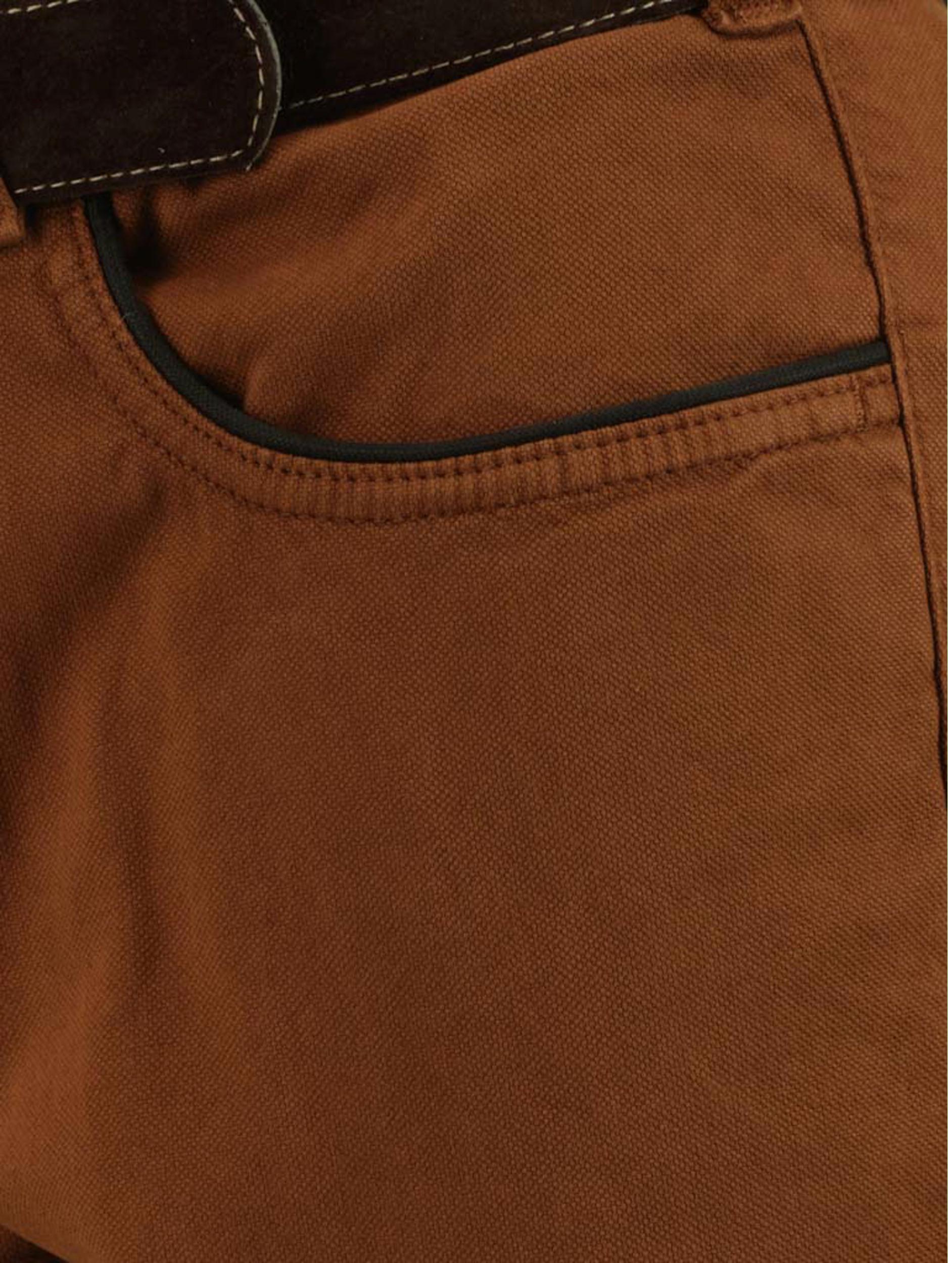 Cornalli Katoenen Broek Bruin Chino met ronde zak bruin 2Q.1818/031