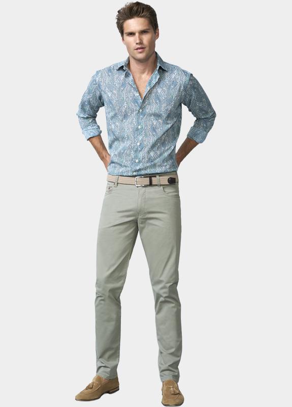 Meyer Chino Groen M5 FIVE Art.1-6075 3721607500/23