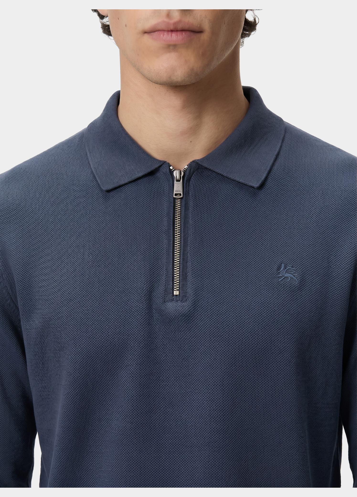 Lerros Polo lange mouwen heren Blauw  2685242/485