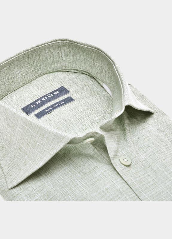 Ledub Business hemd lange mouw Groen  0142325/530-000-000