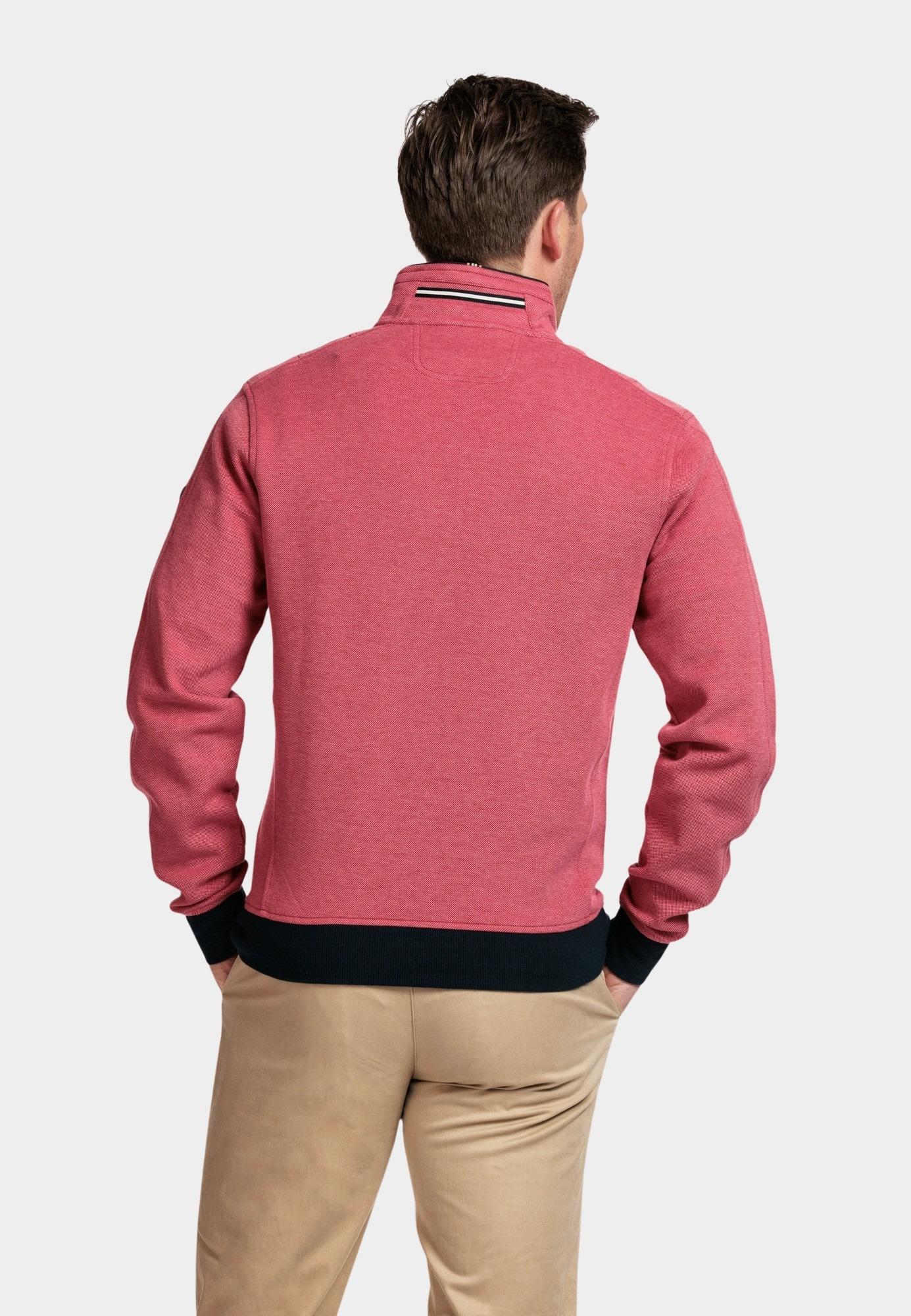 Baileys Half Zip Roze Sweatshirt 1/2 zip 2-tone oxf 413138/31