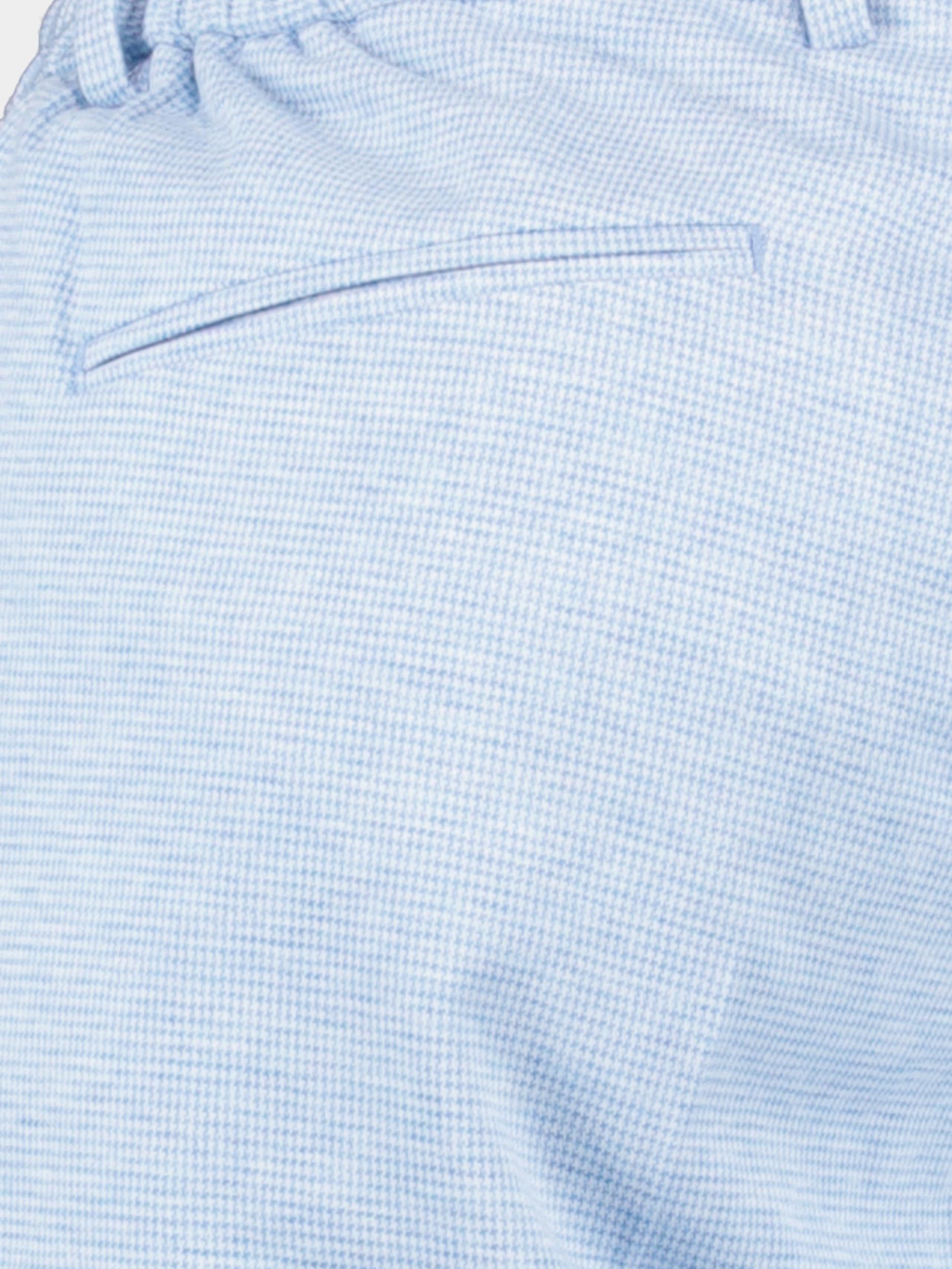 Born With Appetite Wollen Pantalon Blauw DAS drawstring trouser 24104DA36/210 l.blue