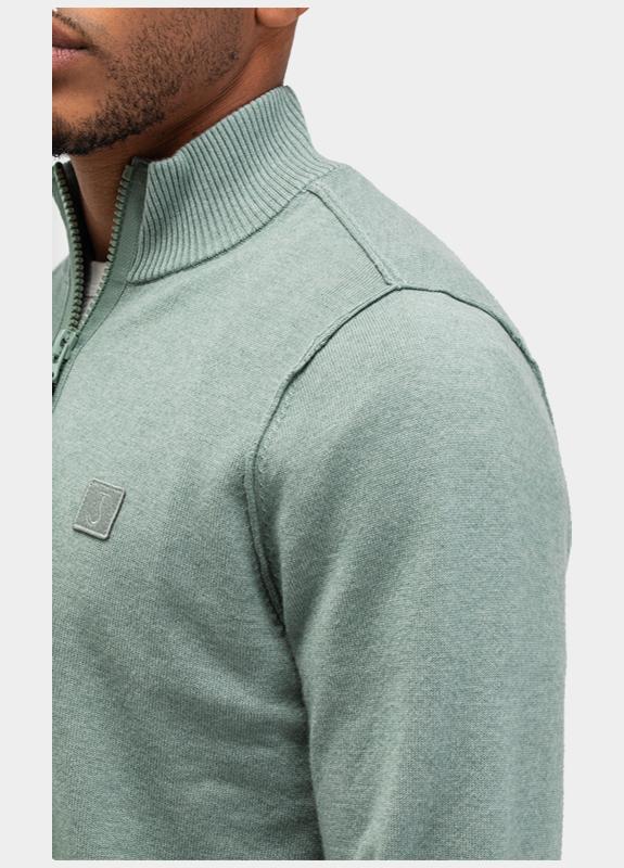 Butcher of Blue Half Zip Groen Clifden Halfzip 1926002/722