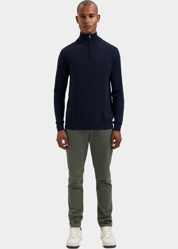 Dstrezzed Half Zip Blauw DS_Destin Skipper 405588-AW25/649