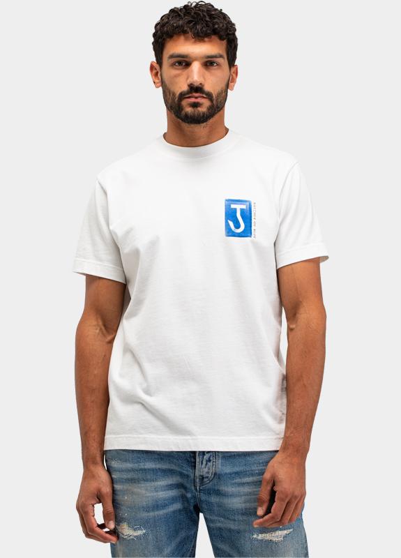 Butcher of Blue T-shirt korte mouw Wit Army Cyan M2613036/112