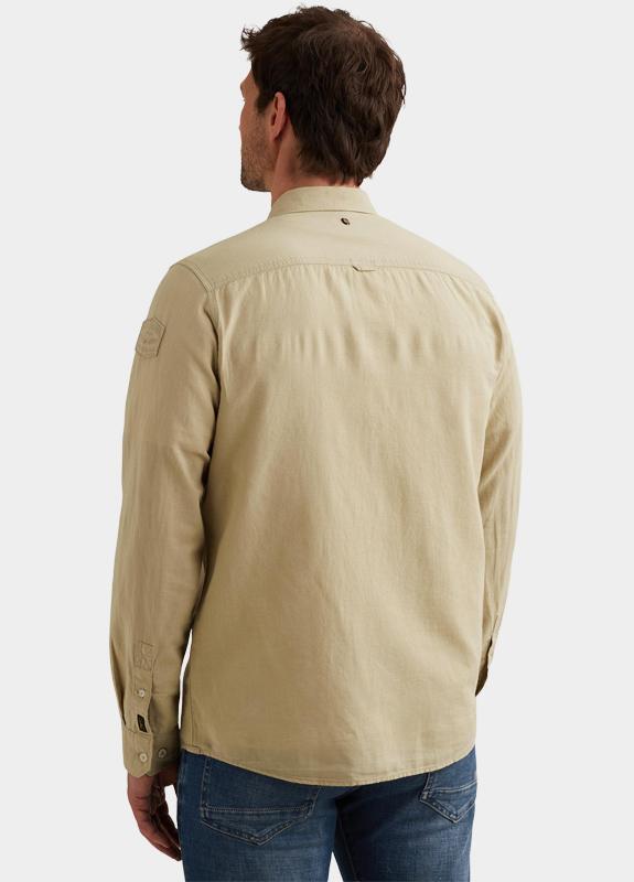 PME Legend Casual hemd korte mouw Groen Short Sleeve Shirt Mattweave PSIS2604214/6123