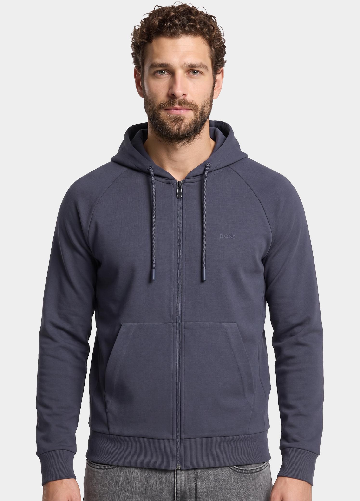 BOSS Green Hoodie heren Blauw Saggy 10280596 01 50565305/402