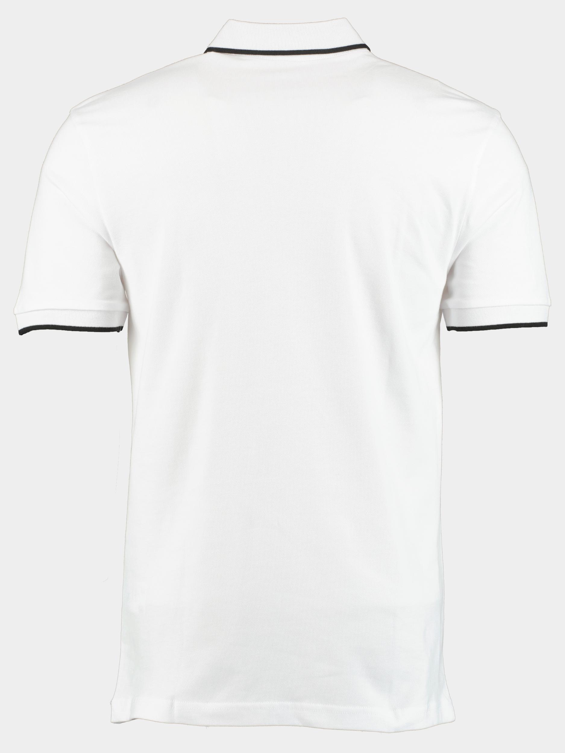BOSS Orange Polo korte mouw Wit Passertip 10256683 01 50507699/100