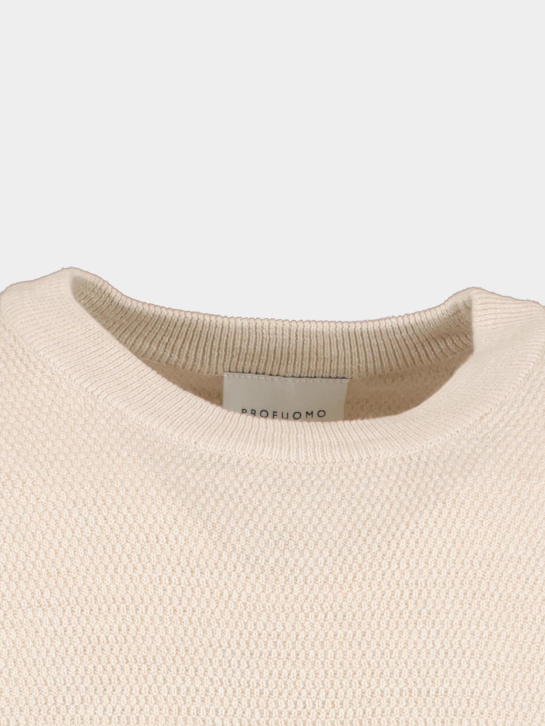 Profuomo Pullover Wit  PP2J00007B/E