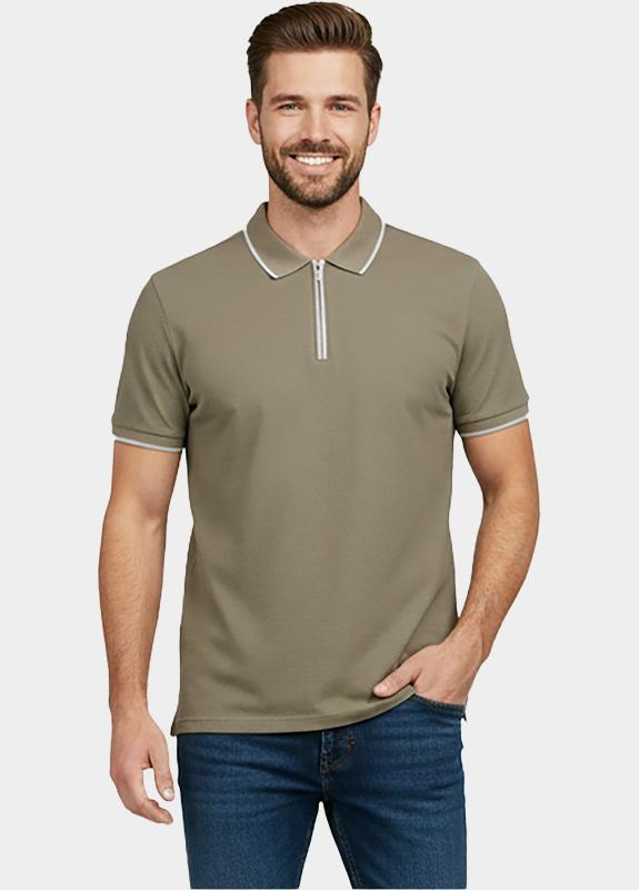 Cars Jeans Polo korte mouw Grijs Escor 63171/44