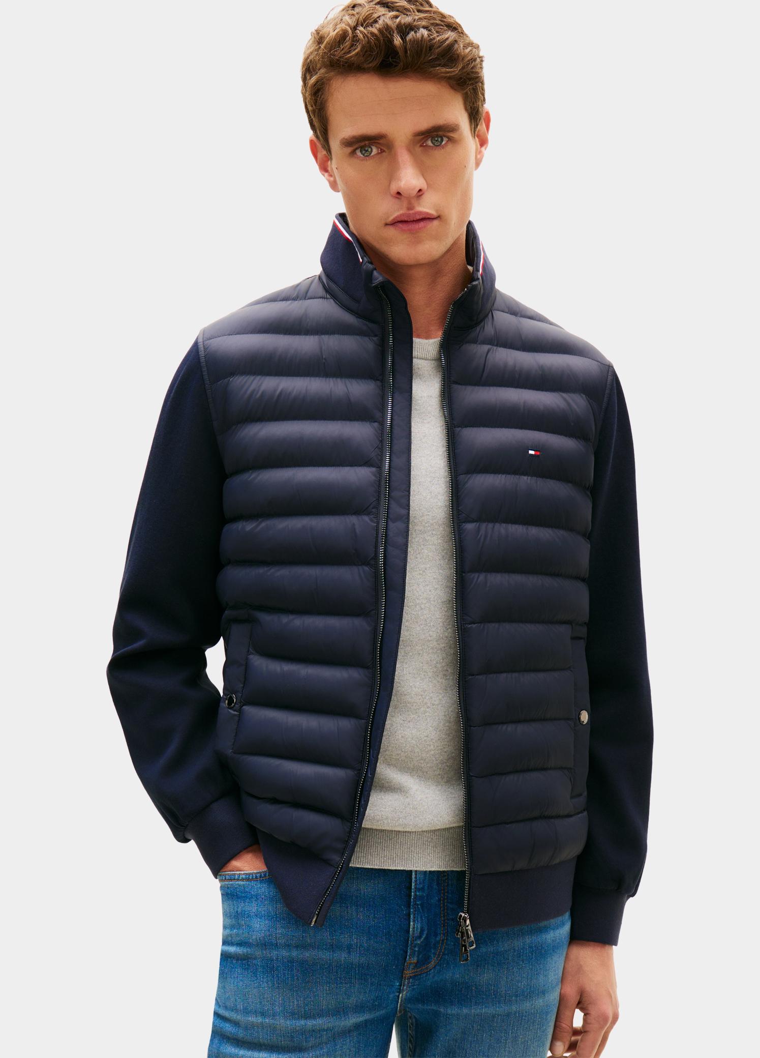 Tommy Hilfiger Tussenjas heren Blauw MIX MEDIA ESS RWB STAND COLLA MW0MW41329/DW5
