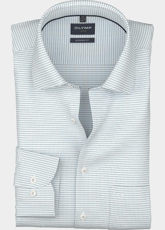Olymp Zakelijk overhemd heren Blauw Luxor 126214/11